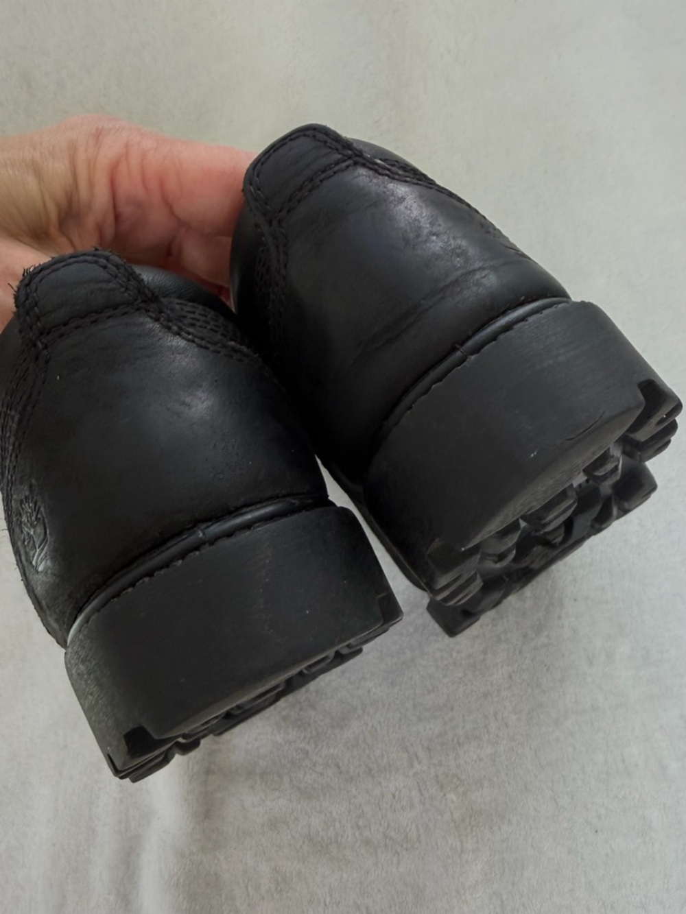 Timberland Waterproof Chukka Boots Combat Moto Boots Black Nubuck Size 7.5 - Picture 9 of 16